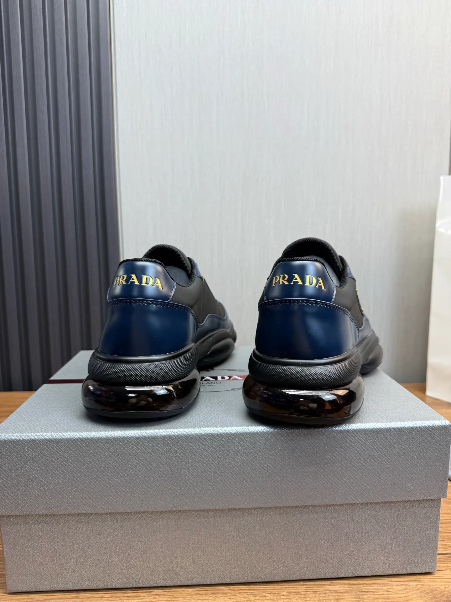 Men's shoes 💰660💰 [PRADA] Men's shoes are popular in the counter, official website is synchronized, 1 high-quality shipment ✔️Original cowhide upper + cowhide lining, 1🆚1 replica, original sole, 38-45 (45 customized, non-refundable)